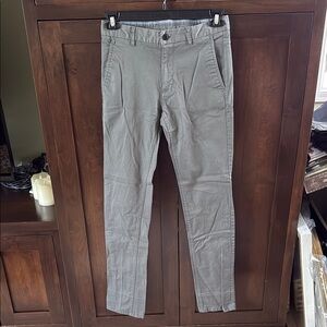 Zara Gray Chinos Classic Straight-Leg